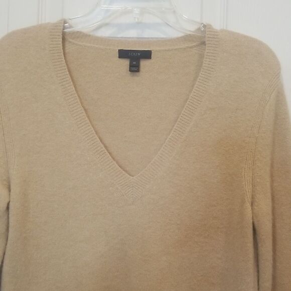 J. Crew Tan Wool Sweater Size XS - Picture 2 of 4